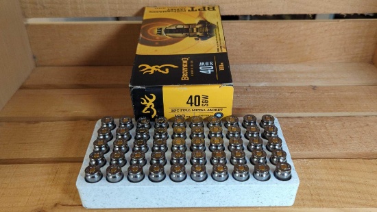 BROWNING 40 S&W BPT FMJ 180 GR 50 ROUNDS