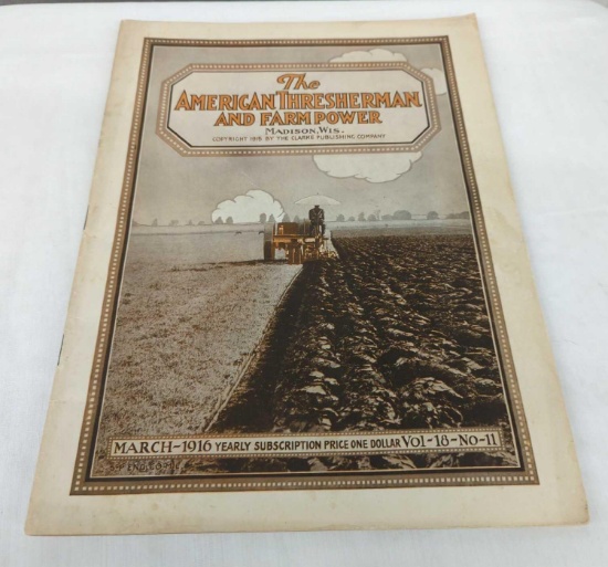 THE AMERICAN THRESHERMAN AND FARM POWER MAGAZINE MARCH 1916