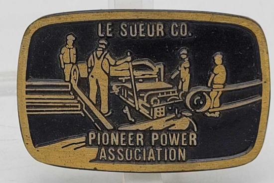 LE SUEUR PIONEER POWER ASSOCIATION BELT BUCKLE