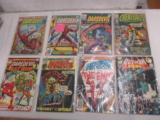 MARVEL DAREDEVIL/CREATURES/BATMAN COMIC (8)