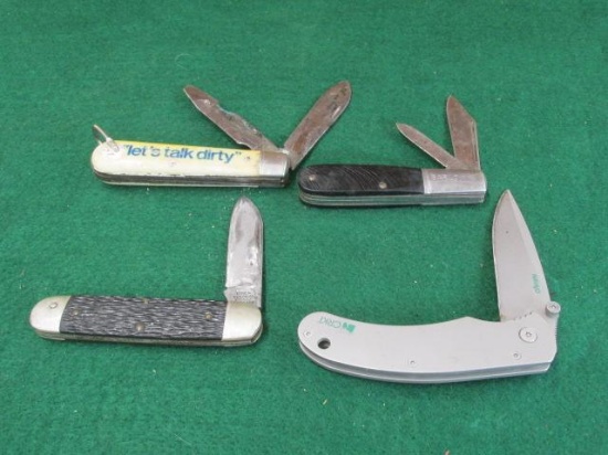 COLONIAL, CRKT, BARLOW & UTICA FOLDING POCKET KNIVES LOCKED