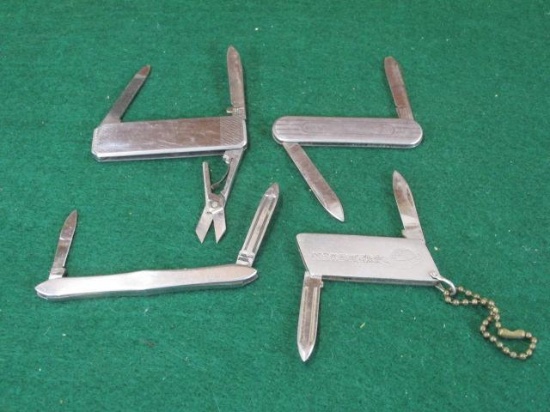 STAINLESS STEEL FOLDING POCKET KNIFE LOT ONE MARKED VICTORIA