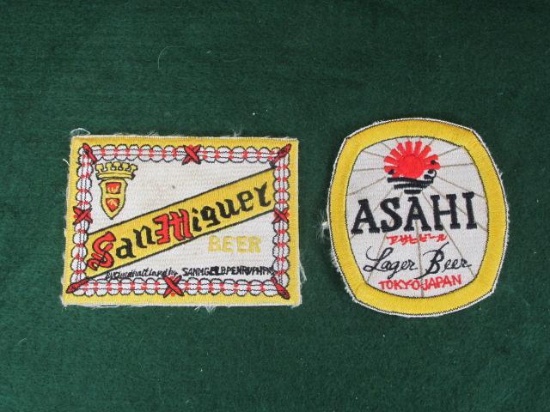 ASAHI AND SAN MIGUEL BEER PATCHES