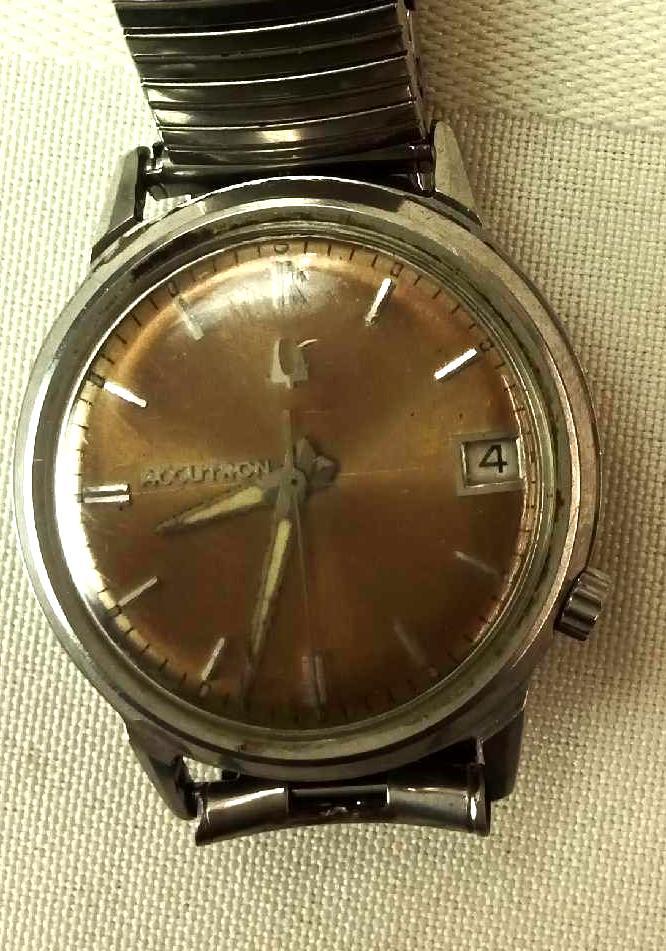 BULOVA ACCUTRON MEN'S WRIST WATCH STRETCH BAND Proxibid