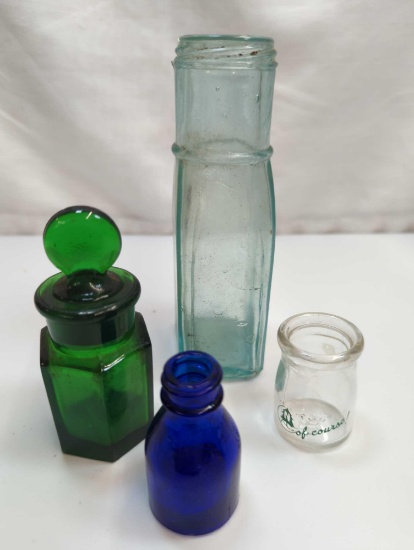 CUTE COLORED BOTTLES 6" to 2"