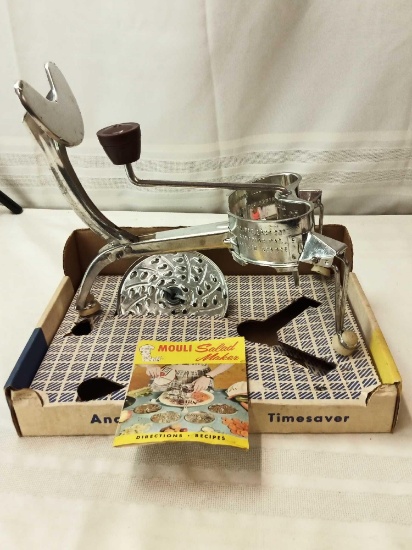 MOULI SALAD MAKER WITH DIRECTION BOOK.