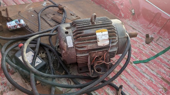 BALDOR ELECTRIC MOTOR M2333T - UNTESTED - SELLING AS PARTS UNIT - PICK UP ONLY