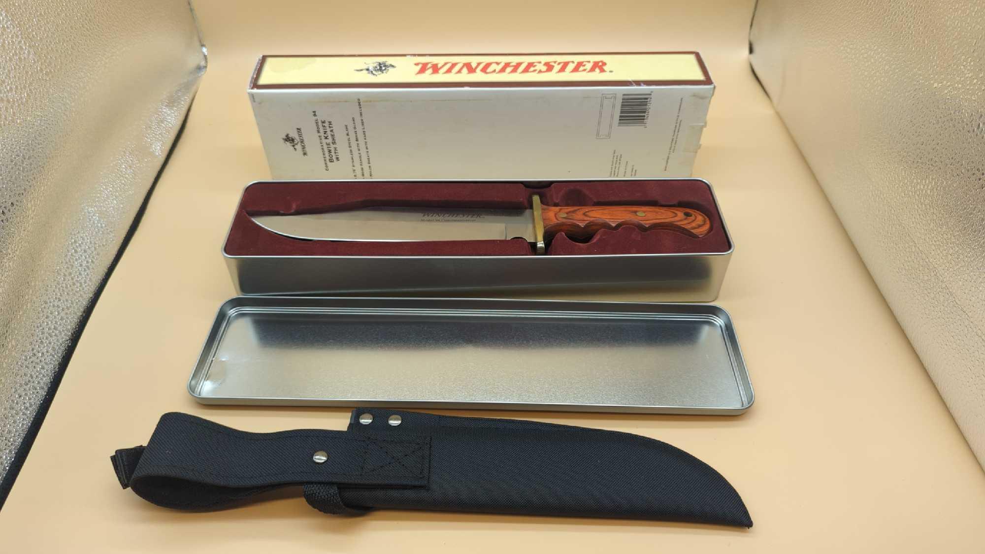 WINCHESTER MODEL 94 COMMEMORATIVE BOWIE KNIFE 8 WINCHESTER MODEL 94 COMMEMORATIVE BOWIE KNIFE 8