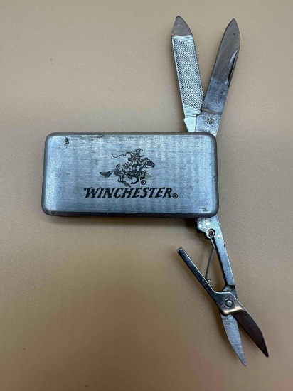 WINCHESTER TACTICAL MONEY CLIP WITH FILE, SCISSORS, AND KNIFE