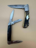LOT OF 2 POCKET KNIVES ONE WITH 3 BLADES