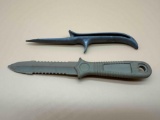 PLASTIC SERRATED BLADE WITH ATTACHMENT PIECE
