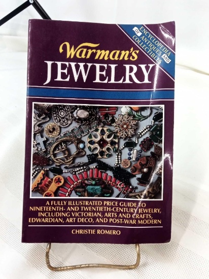 WARMAN'S JEWELRY PAPERBACK ENCYCLOPEDIA OF ANTIQUES AND COLLECTIBLES