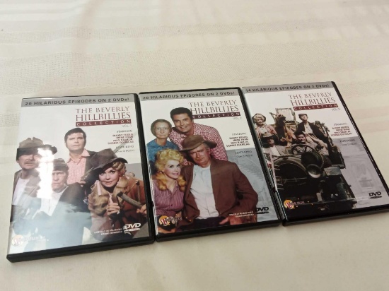 "THE BEVERLY HILLBILLIES COLLECTION VOL.1, 2, 3, DVDS