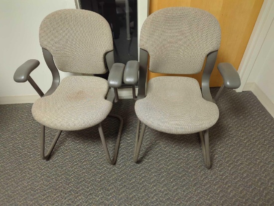 LOBBY CHAIRS - PAIR 19"x20"x35"