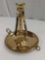 BALDWIN BRASS CHAMBERSTICK NAUTICAL GIMBLE CANDLE HOLDER 6