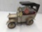 1918 GOLDEN CROWN FORD MODEL T CAR DECANTER NO SHOT GLASSES MUSIC BOX NOT WORKING