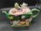FITZ &FLOYD OMNIBUS 1995 COUNTRY PICNIC GARDEN TEAPOT 32 oz