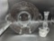 CLEAR GLASS ETCHED PLATE 11
