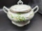OLD IVORY GERMAN SOUP BOWL WITH COVER