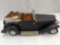 ROLLS ROYCE DECANTER WITH AMBER DECANTER WITH AMBER SHOT GLASSES MUSIC BOX WORKS