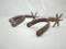 PAIR OF METAL SPURS