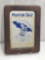 MORTON SALT MIRROR IN WOOD FRAME 11