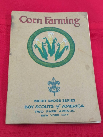 CORN FARMING MERIT BADGE SERIES BOY SCOUTS OF AMERICA BOOKLET 1928 - 3341