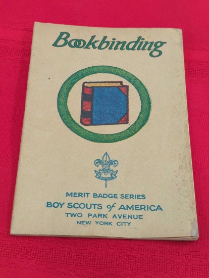 BOOKBINDING MERIT BADGE SERIES BOY SCOUTS OF AMERICA BOOKLET 1929 - 3378