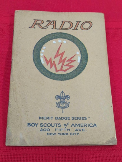 RADIO MERIT BADGE SERIES BOY SCOUTS OF AMERICA BOOKLET 1929 - 3333