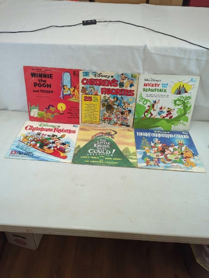 DISNEYLAND RECORDS WALT DISNEY LP ALBUMS LOT