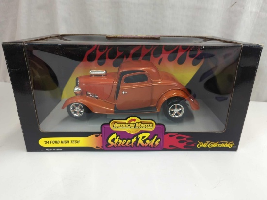 1934 FORD HIGH TECH STREET ROD 1:18 SCALE ERTL DIE CAST REPLICA