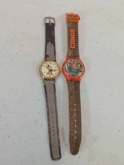 THE WALT DISNEY COMPANY MICKEY MOUSE & CONGO THE MOVIE WATCHES