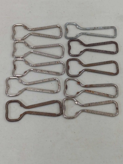 BOTTLE OPENER LOT, HAMM'S, HEILEMAN'S, GRAIN BELT, FOX & ROYAL 58