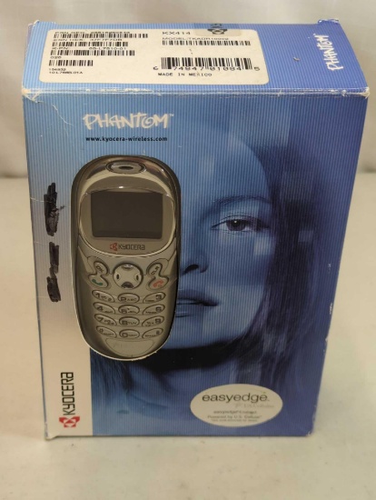 KYOCERA PHANTOM KX414 CELL PHONE IN BOX - UNTESTED