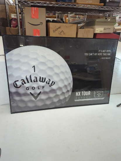 CALLAWAY GOLF HX TOUR FRAMED PICTURE 24"X36"