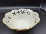 LENOX GOLD TRIM CANDY PIERCING BOWL