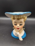 NAPCO LADY HEAD VASE A5046