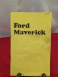 FORD MAVERICK OWNER'S MANUAL 1974 4TH PRINTING
