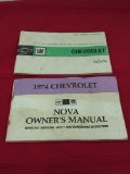 1971 & 1974 CHEVROLET NOVA OWNER'S MANUALS