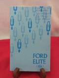 1975 FORD ELITE OWNERS MANUAL - FIRST PRINTING