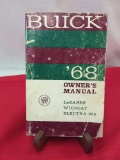 1968 BUICK LESABRE, WILDCAT & ELECTRA 225 OWNERS MANUAL