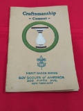 CRAFTSMANSHIP -CEMENT- MERIT BADGE SERIES BOY SCOUTS OF AMERICA BOOKLET 1927 3376