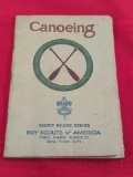 CANOEING MERIT BADGE SERIES BOY SCOUTS OF AMERICA BOOKLET 1928 - 3811