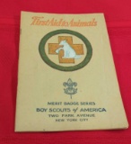 FIRST AID TO ANIMALS MERIT BADGE SERIES BOY SCOUTS OF AMERICA BOOKLET 1929 - 3318
