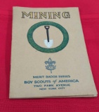 MINING MERIT BADGE SERIES BOY SCOUTS OF AMERICA BOOKLET 1929 - 3255
