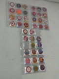 40 - $5 CASINO TOKENS AND POKER CHIP - IOWA, NEVADA, WISCONSIN, SOUTH DAKOTA & COLORADO CASINOS