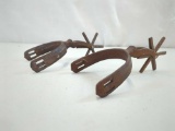 PAIR OF METAL SPURS