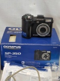 OLYMPUS SP-350 DIGITAL CAMERA -WORKS - NEEDS NEW USB CORD