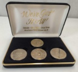 ABC TOURNAMENT 1998 $1.00 GAMING TOKENS ELDORADO SILVER LEGACY CIRCUS CIRCUS