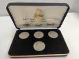 ABC 2001 TOURNAMENT COLLECTOR COINS ELDORADO, SILVER LEGACY,CIRCUS CIRCUS